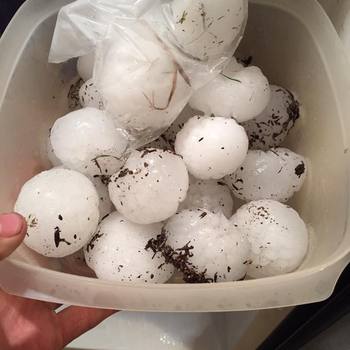 Large Hail Stones