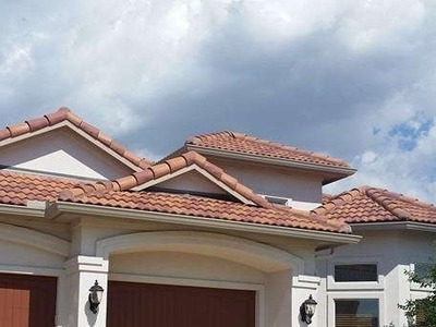 top side view of a house's roof